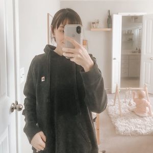 Black Fila Hoodie